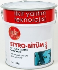 Emülzer Styro-Bitüm 4030 Isı Yalıtım Levhası Yapıştırıcısı