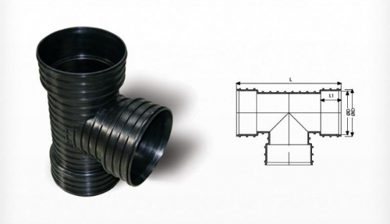 Fırat Boru Triplex Koruge İnegal T Parça (90)