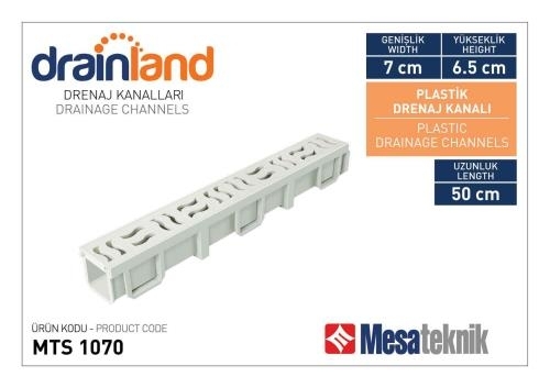 Mesa Teknik Drainland MTS 1070 Drenaj Kanalı ve Izgaraları