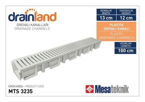 Mesa Teknik Drainland MTS 3235 Drenaj Kanalı ve Izgaraları